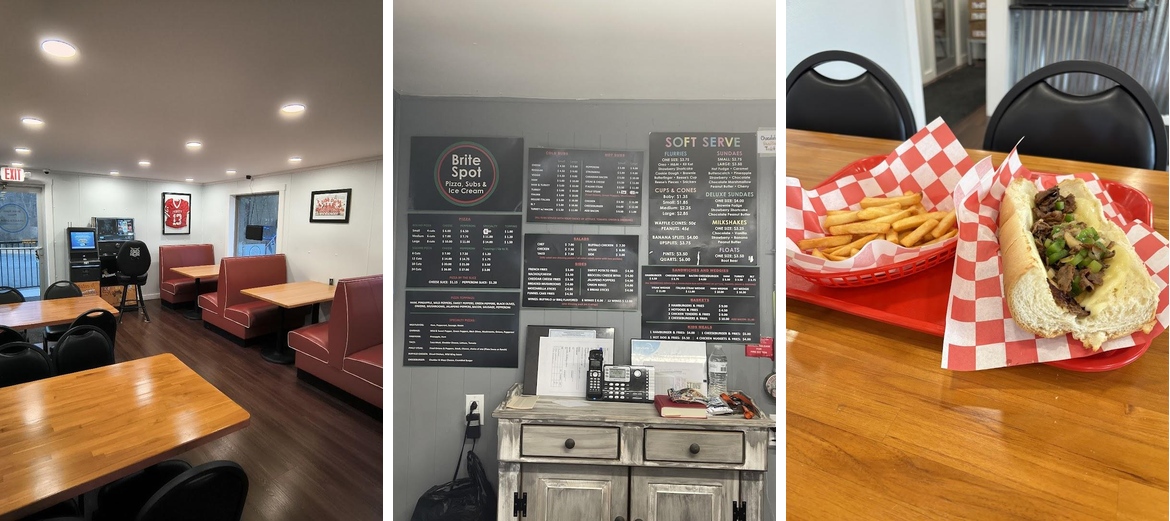Brite Spot Pizza Menu